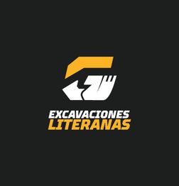 Logo con texto "Excavaciones Literarias" y un casco amarillo en fondo negro.