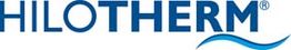 Logo mit Schriftzug "HILOTHERM", daneben eine stilisierte blaue Welle.