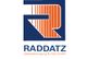 Logo mit blauem "R" und orangen Streifen, darunter: "RADDATZ Gebäudereinigung & mehr GmbH".