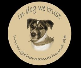Gehorsamer Hund Logo