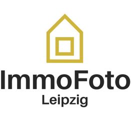 Logo von ImmoFoto Leipzig mit einem stilisierten gelben Haus.