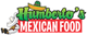 Logo of "Humberto's Mexican Food" with a resting figure in a sombrero.