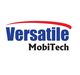 Versatile MobiTech logo with blue and black text and a red curved line above.