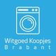 Witgoed logo met tekst "Witgoed Koopjes Brabant" op een blauwe achtergrond.