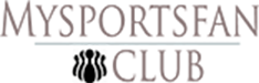 MYSPORTSFAN CLUB logo with text and a stylized flame symbol.