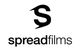 Logo der Firma "spreadfilms" mit stilisiertem S in Schwarz.