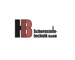 Logo der HB Schornsteintechnik GmbH mit schwarzem und rotem Buchstaben-B-Design.