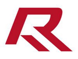 Red stylized letter "R" logo on a white background, with sharp edges and bold lines.