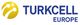 Logo von Turkcell Europe mit gelbem Symbol und blauer Schrift.