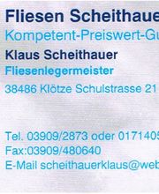 Fliesen Scheithauer Logo