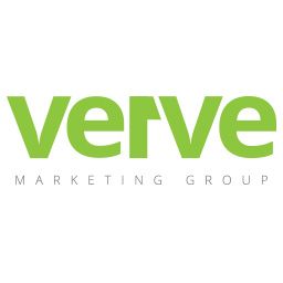 "Verve Marketing Group logo with green 'verve' and gray text below."