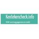 Logo van Kentekencheck.info met de tekst "RDW voertuig gegevens en meer" op een groene achtergrond.