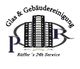 Logo von PR: Hochhaus, Schriftzug "Glas & Gebäudereinigung, Rüffer's 24h Service".