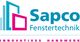 Logo von Sapco Fenstertechnik mit "Innovatives Handwerk" darunter.