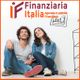 Coppia sorridente seduta sul pavimento, con logo "Finanziaria Italia" in alto.