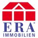 Logo von ERA Immobilien mit rotem Haus-Symbol über blauer Schrift.
