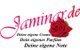 Logo mit der Aufschrift "Jaminar.de" und einer roten Rose, darunter Slogan.
