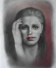 Portraitzeichnung "Verlorene Zeit"