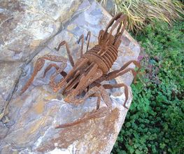 Rostskulptur Skorpion 