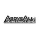 "Logo of Above All Construction Inc. with bold, black lettering on a white background."