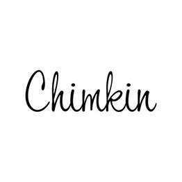 "Schwarzer Schriftzug 'Chimkin' auf weißem Hintergrund."