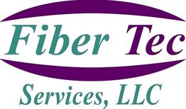 Logo of Fiber Tec Services, LLC with purple arcs and green and purple text.