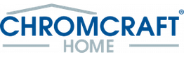 Text logo for "Chromcraft Home" with a house roof icon above the word "Chromcraft."