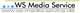 Logo von WS Media Service mit Website-Link www.ws-media-service.de.