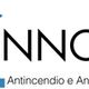 Logo di INNOVA, con testo "Antincendio e Antinfortunistica" in blu e nero.