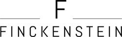 Textlogo mit großem "F" und darunter "FINCKENSTEIN". Schlichtes, schwarz-weißes Design.