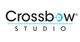 "Crossbow Studio logo with a blue crosshair symbol in the letter 'o' of 'bow'."