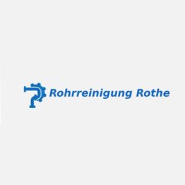 Logo der Rohrreinigung Rothe mit einer stilisierten blauen Rohrzange links vom Text.