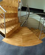 Faltwerktreppe Austrittspodest Detail