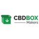 Green box with a leaf and "CBD Box Makers" text logo.