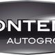 Zwart logo met tekst "Content Autogroep" in witte letters.