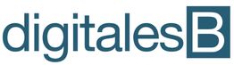 Logo mit blauem Text "digitales B".