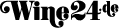Schwarzer, verschnörkelter Schriftzug "Wing24.de" auf weißem Hintergrund.