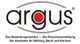 Logo von Argus mit Texten zur Bewerbung, Personalvermittlung und Akademie für Karriere.