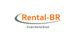 Logotipo da Rental-BR com texto "Grupo Rental Brasil" abaixo. Fundo branco.