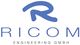 Logo von Ricom Engineering GmbH mit blauem "R" und Schriftzug.