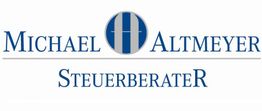 Logo mit dem Text "Michael Altmeyer Steuerberater" und einem blauen Symbol in der Mitte.