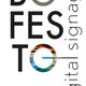 Logo met tekst "BOFESTO digital signage" in minimalistisch ontwerp.