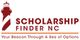Scholarship Finder NC logo with a lighthouse graphic and tagline: "Your Beacon Through A Sea of Options."