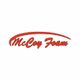 Logo with red text "McCoy Foam" and a curved line above.