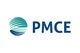 Logo mit blauer und grüner Weltkugel und den Buchstaben "PMCE" in dunkler Schrift.