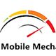 Speedometer logo with needle pointing right, text reads "Mobile Mech".
