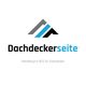 Logo mit drei stilisierten Dächern und Text "Dachdecker-seite, Webdesign & SEO für Dachdecker".