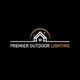 Logo: A house icon with stars, text reads "Premier Outdoor Lighting" on a black background.
