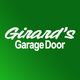 Green logo with white text: "Girard's Garage Door."