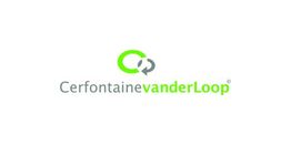 Logo van Cerfontaine vanderLoop met groene en grijze kleuren.